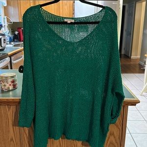 Loose woven sweater